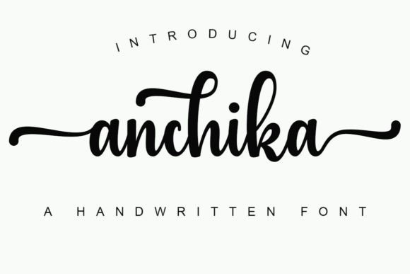 Anchika: The Handwritten Typeface for Modern Web Design