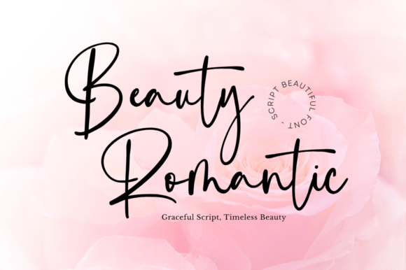 Beauty Romantic Typeface Review: Organic Script for Brand Identity