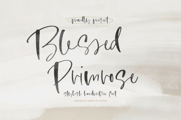 Blessed Primrose: A Dazzling Script Typeface for Elegant Web Design