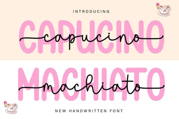 Capucino Machiato Duo: The Creative Font for Scroll-Stopping Campaigns