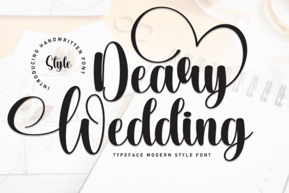 Deary Wedding: A Handwritten Typeface for Warm Digital Branding