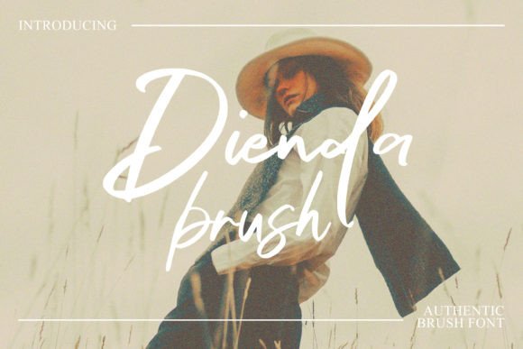 Dienda Brush: The Elegant Script Typeface for Handmade Branding