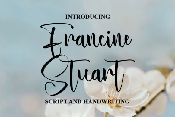 Francine Stuart: A Charming Handwritten Font for Warm Brand Identities