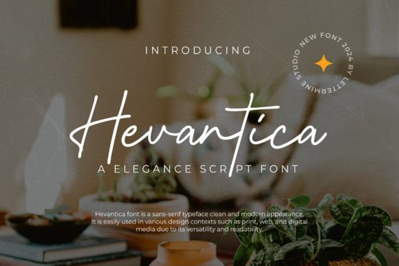 Hevantica: Elevating Digital Brand Identity with Script Typography