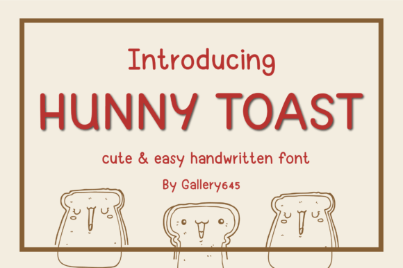 Hunny Toast Typeface Review: A Playful Handwritten Font for Creative Brands