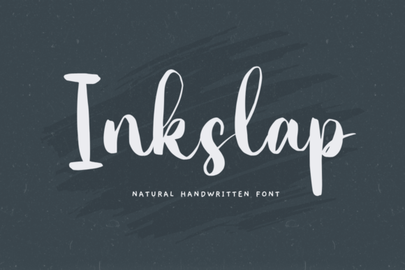 Inkslap: The Handwritten Script Font for Editorial Design