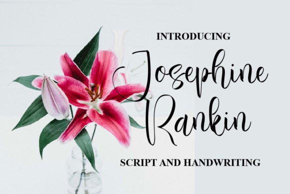 Josephine Rankin: A Handwritten Typeface for Warm Campaign Visuals