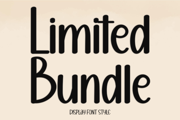 Limited Bundle: A Handwritten Typeface for Authentic Brand Identity