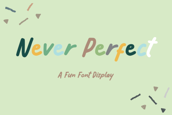 Never Perfect: A Handwritten Typeface for Authentic Brand Identity
