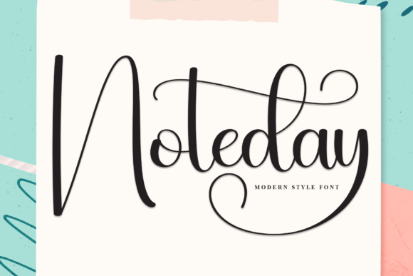 Noteday: A Magical Script Font for Elegant Web Design