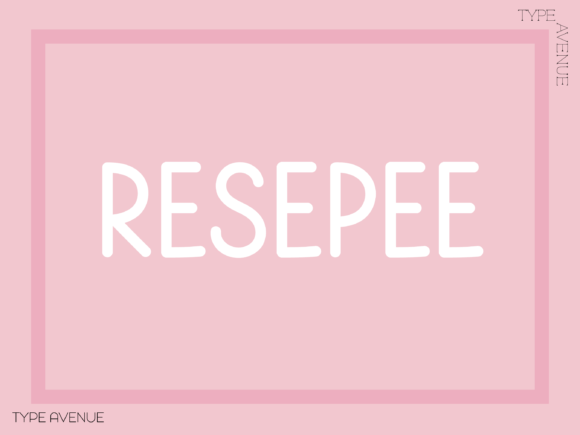 Resepee Typeface Review: Handwritten Charm for Craft Brands