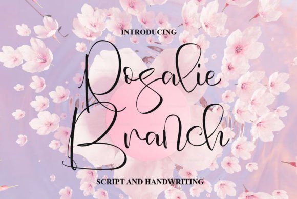 Rosalie Branch: A Handwritten Font for Authentic Brand Identity