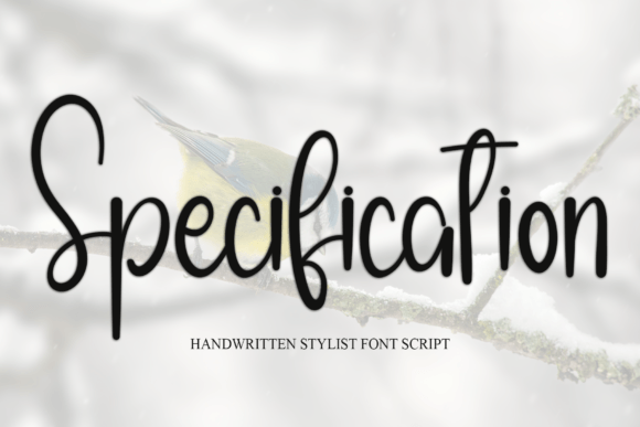 Specification: The Playful Handwritten Font for Modern Web Design