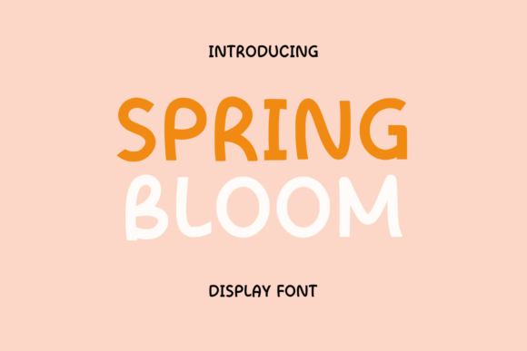 Spring Bloom: A Playful Handwritten Font for Creative Branding