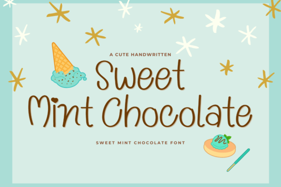 Sweet Mint Chocolate: A Polished Script Font for Brand Identity
