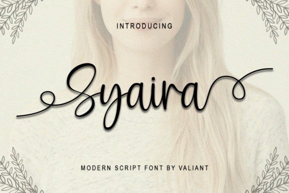 Syaira Typeface: A Warm Handwritten Font for Branding and Design