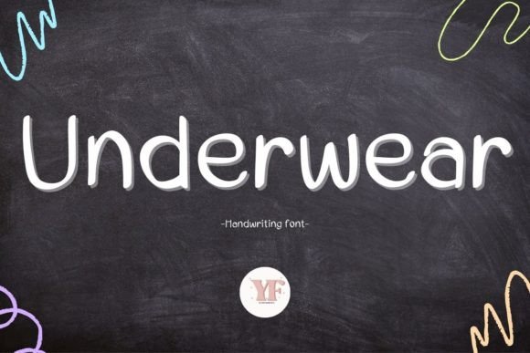 Underwear Typeface: A Handwritten Font for Editorial Projects