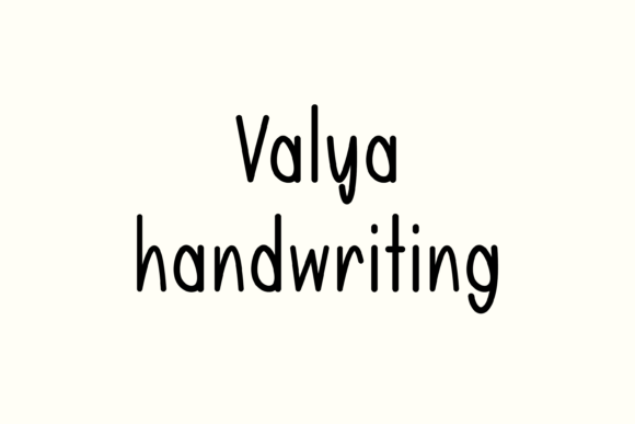 Valya: The Handwritten Font That Brings Warmth to Your Brand Identity