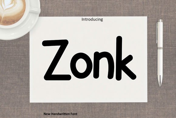 Zonk: The Festive Script Amp Typeface for Holiday Crafts